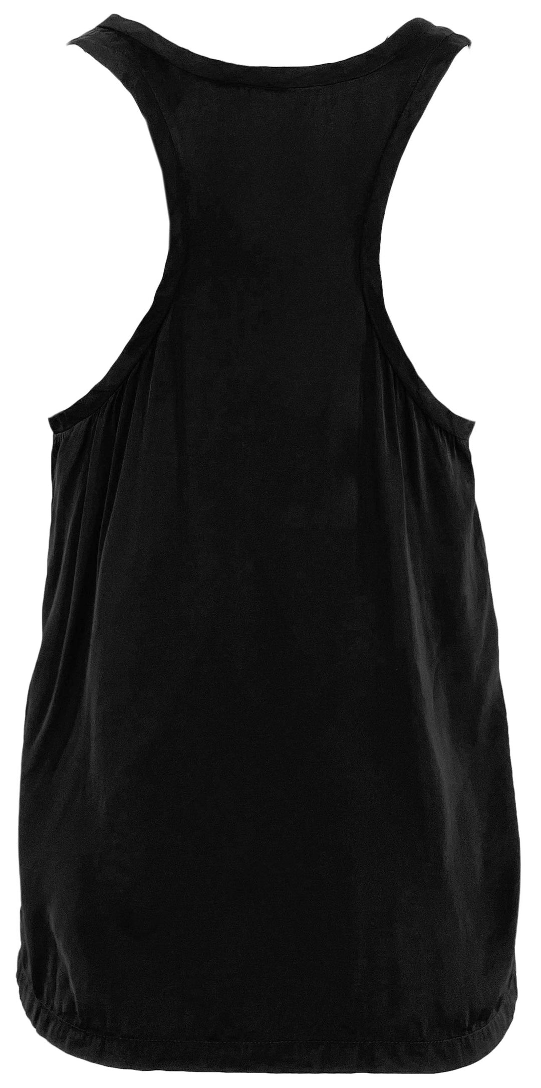 Nili Lotan Melissa Racerback Tank in Black - Discounts on Nili Lotan at UAL