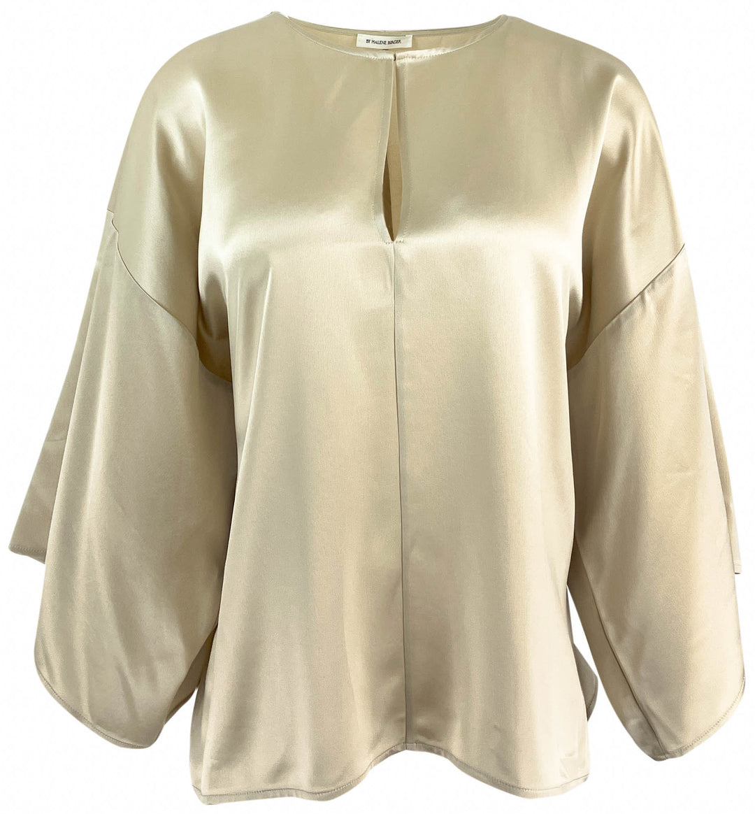 By Malene Birger Cicie Blouse in Champagne - Discounts on By Malene Birger at UAL