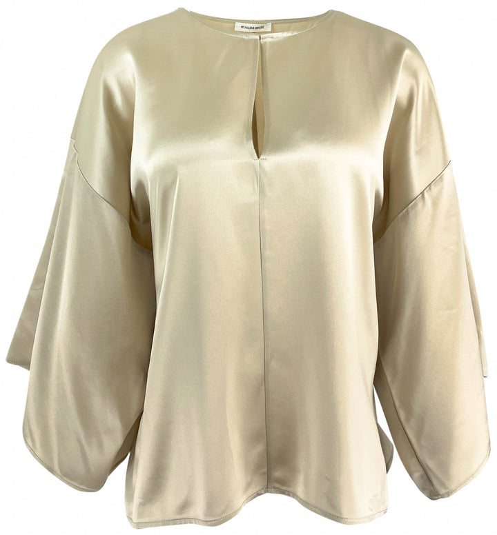 By Malene Birger Cicie Blouse in Champagne - Discounts on By Malene Birger at UAL