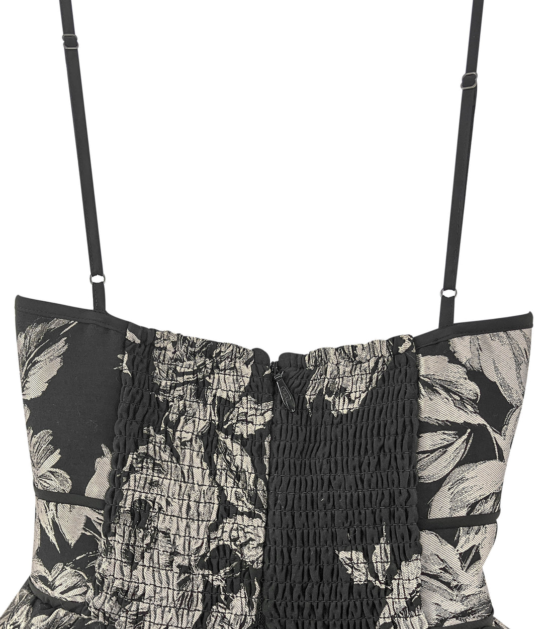 Christy Lynn Floral Print Tank Top in Black/Champagne - Discounts on Christy Lynn at UAL