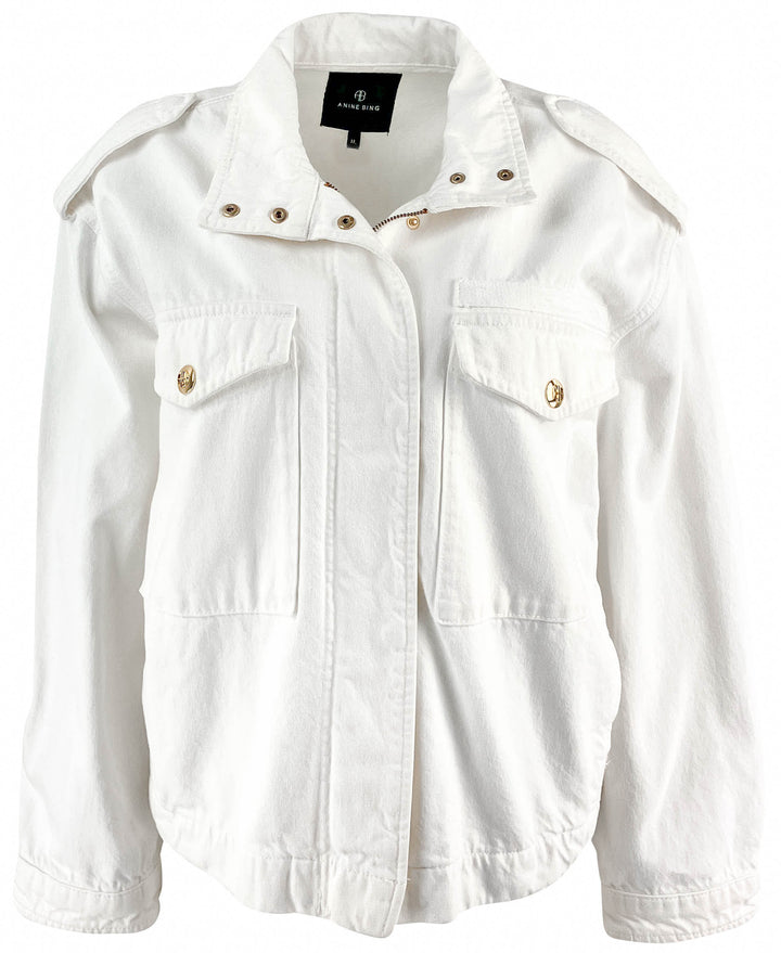 Anine Bing Audrey Jacket in White - Discounts on Anine Bing at UAL