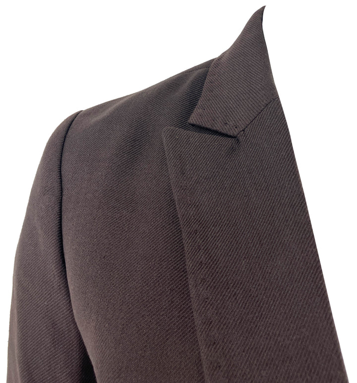 Billy Reid Double Breasted Blazer in Chocolate Brown - Discounts on Billy Reid at UAL