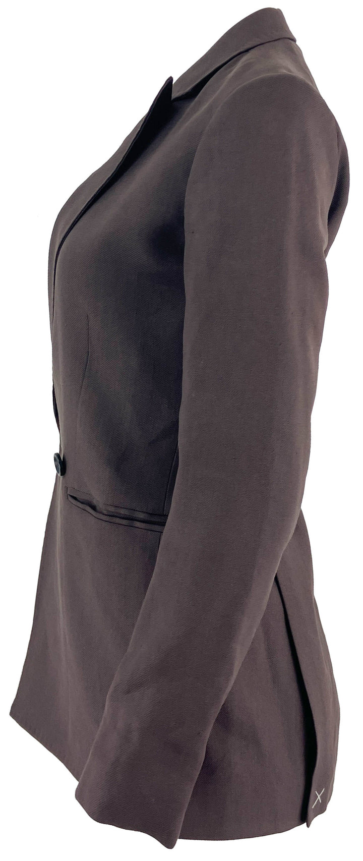 Billy Reid Double Breasted Blazer in Chocolate Brown - Discounts on Billy Reid at UAL
