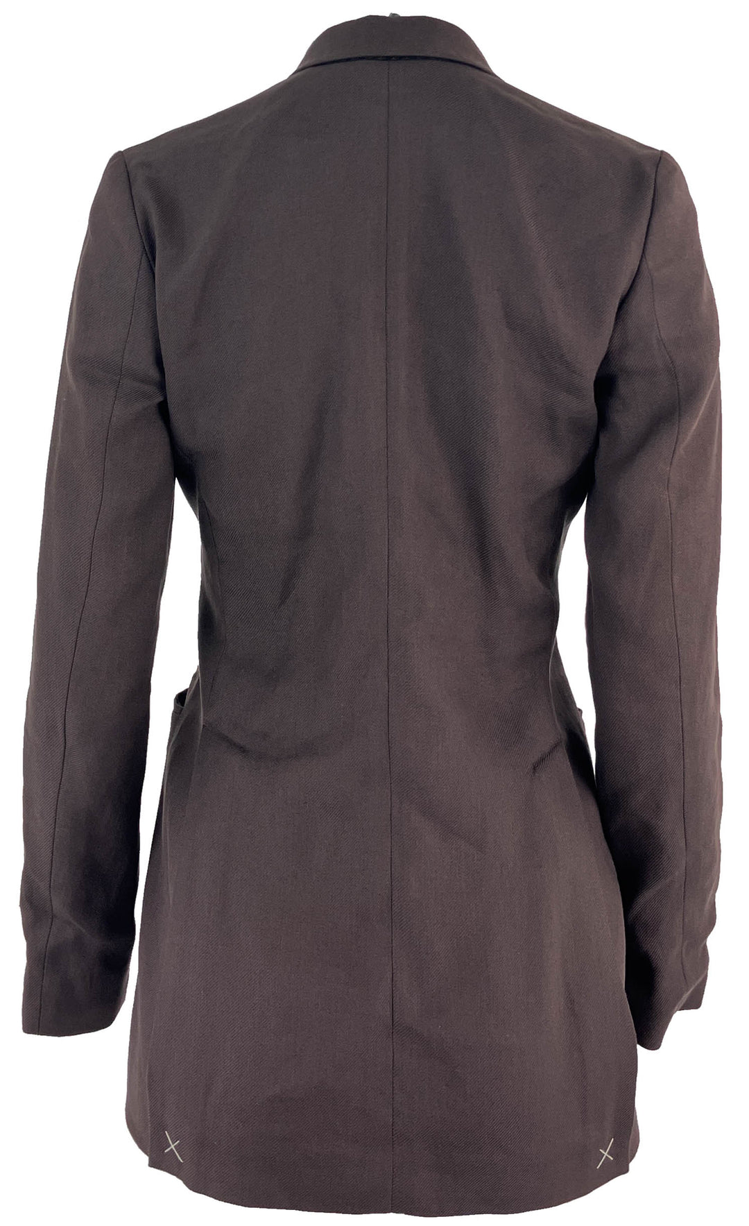 Billy Reid Double Breasted Blazer in Chocolate Brown - Discounts on Billy Reid at UAL