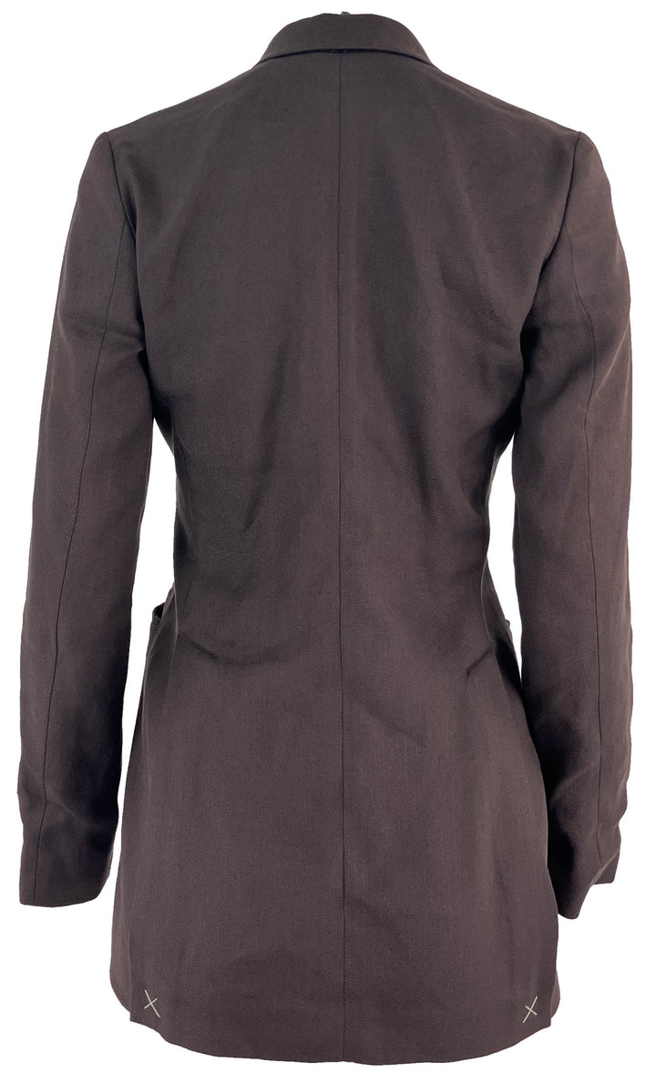 Billy Reid Double Breasted Blazer in Chocolate Brown - Discounts on Billy Reid at UAL