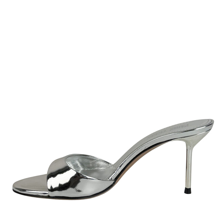 Paris Texas Lidia Mules in Silver