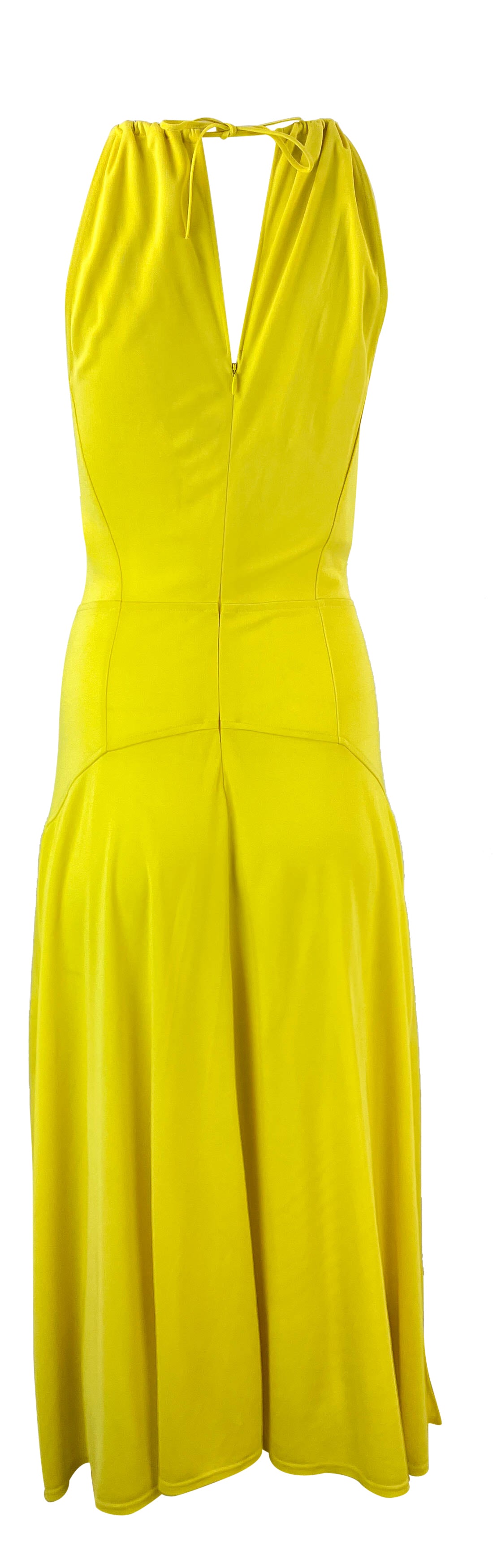 Câllas Cosima Jersey Midi Dress in Yellow - Discounts on Callas Milano at UAL