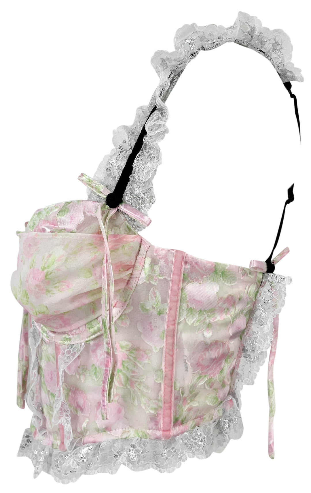 For Love & Lemons Winifred Bustier Top in Pink - Discounts on For Love and Lemons at UAL