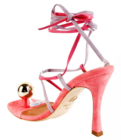 Brother Vellies Globe Heels in Flamingo - Discounts on Brother Vellies at UAL