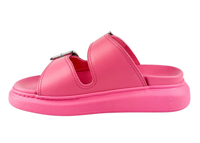 Alexander McQueen Sandals in Sugar Pink - Discounts on Alexander McQueen at UAL
