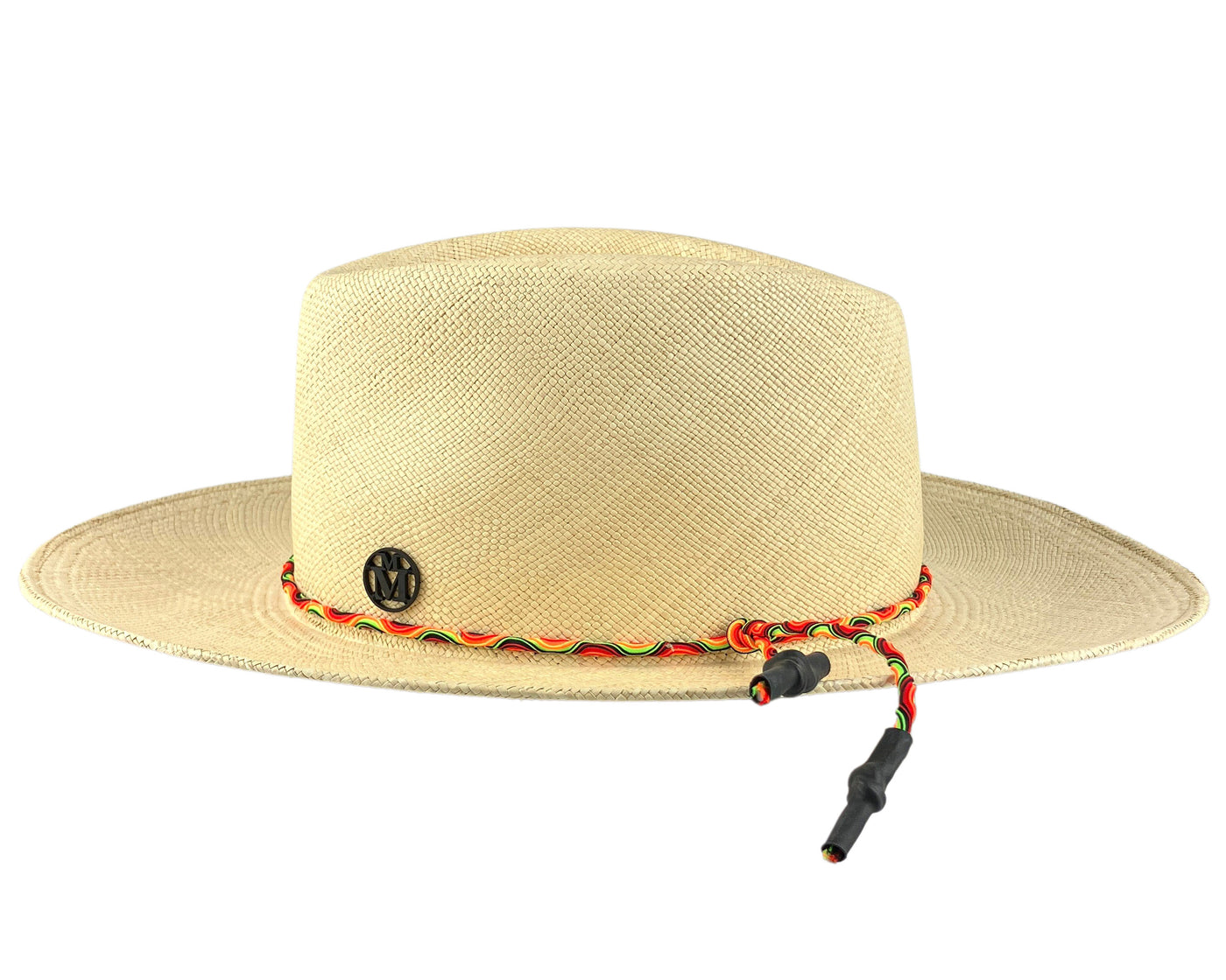 Maison Michel Charles Psychedelic Ribbon Fedora in Natural - Discounts on Maison Michel at UAL