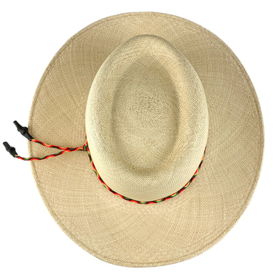 Maison Michel Charles Psychedelic Ribbon Fedora in Natural - Discounts on Maison Michel at UAL
