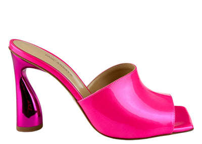 Paul Andrew Arc Mules in Patent Fuchsia - Discounts on Paul Andrew at UAL