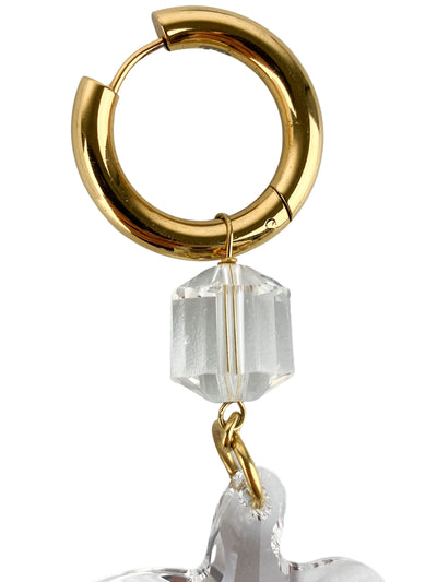 Timeless Pearly Mix and Match Crystal Earrings in Gold/Clear - Discounts on Timeless Pearly at UAL