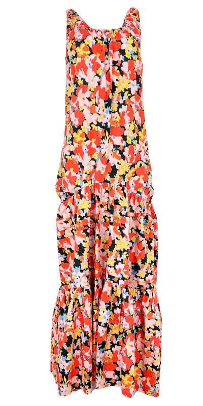 Plan C Maxi Dress in Ikat Flowers - Discounts on Plan C at UAL
