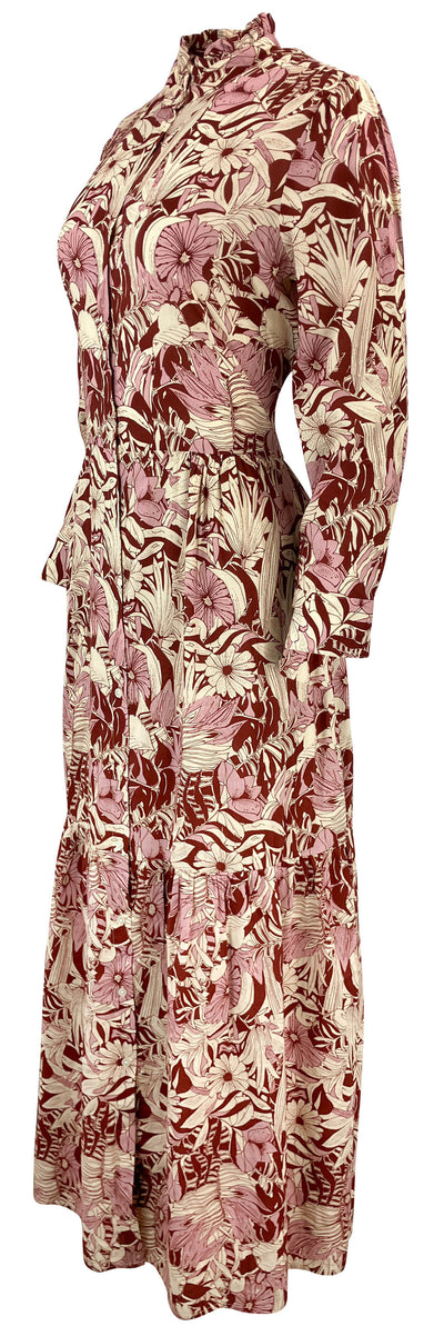 Birds of Paradis by Trovata Floral Shirtdress in Pink Multi - Discounts on Birds of Paradis at UAL