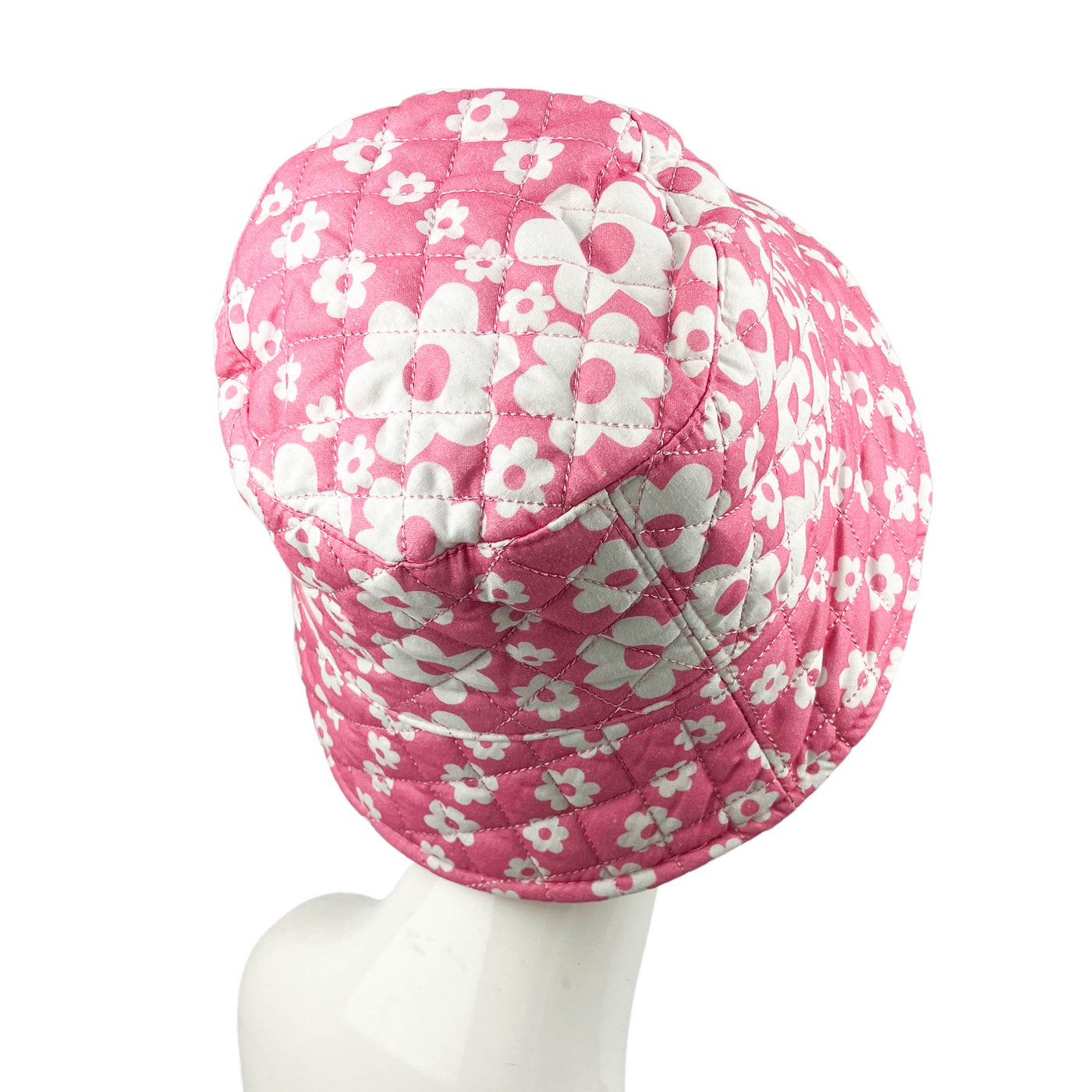 Jocelyn Palm Springs Quilted Floral Bucket Hat in Pink - Discounts on Jocelyn at UAL