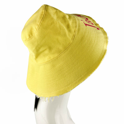 Jocelyn Kid's Palm Springs J'adore Wide Brim Hat in Yellow - Discounts on Jocelyn at UAL