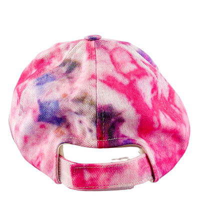 Isabel Marant Tyron Logo Cap in Pink Tie-Dye - Discounts on Isabel Marant at UAL