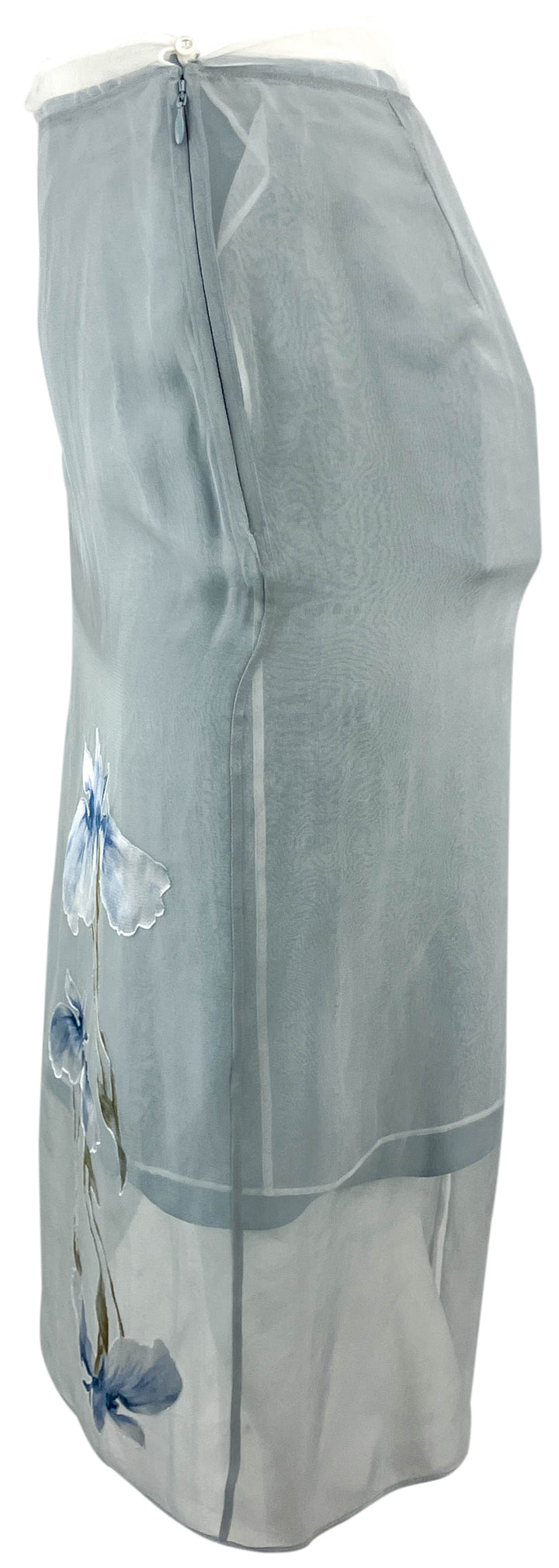 Givenchy Iris Skirt in Ice Blue - Discounts on Givenchy at UAL