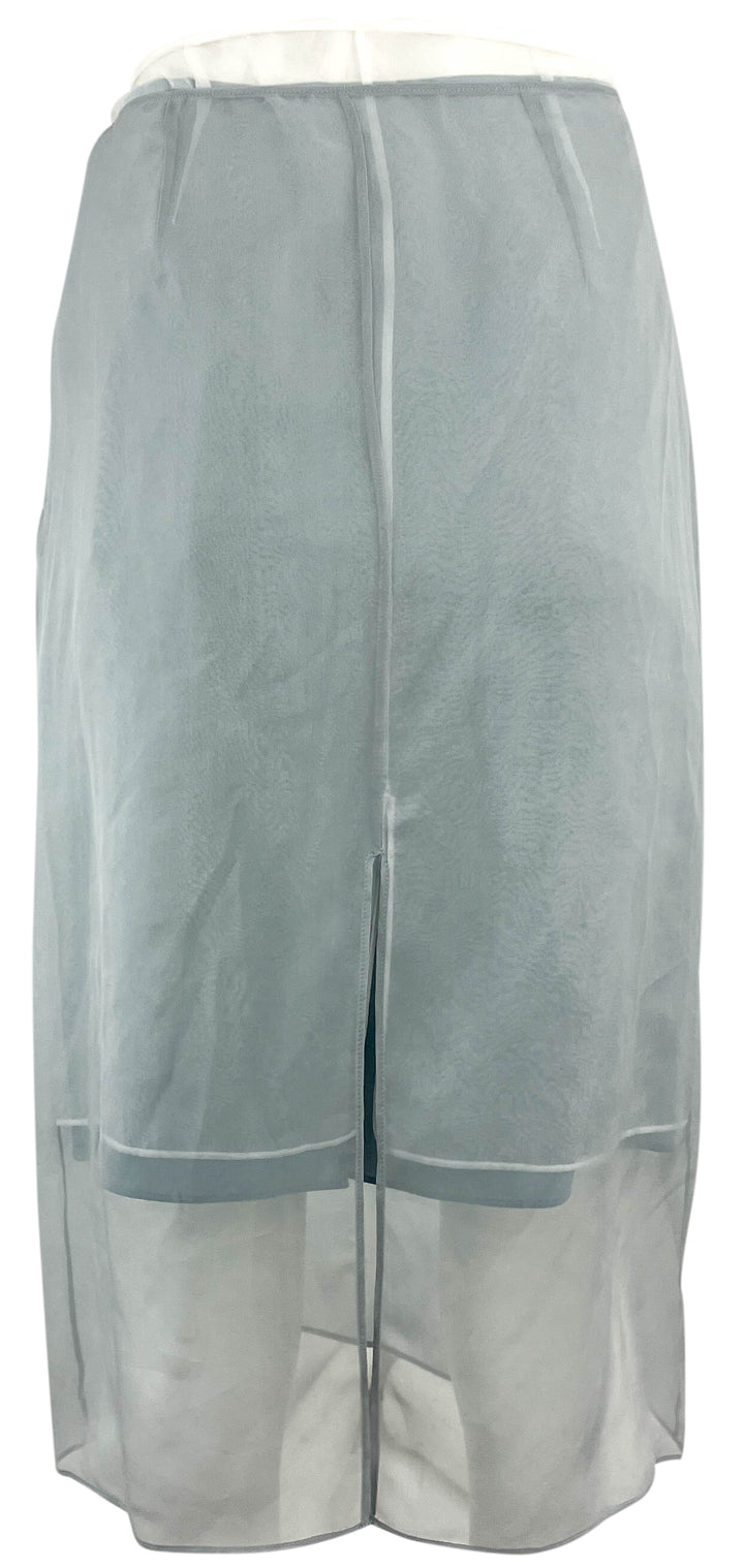 Givenchy Iris Skirt in Ice Blue - Discounts on Givenchy at UAL