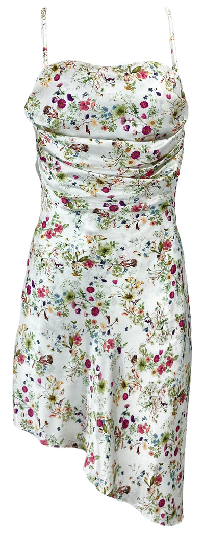 ET OCHS Jasmine Floral Silk Dress in Multi - Discounts on Et Ochs at UAL