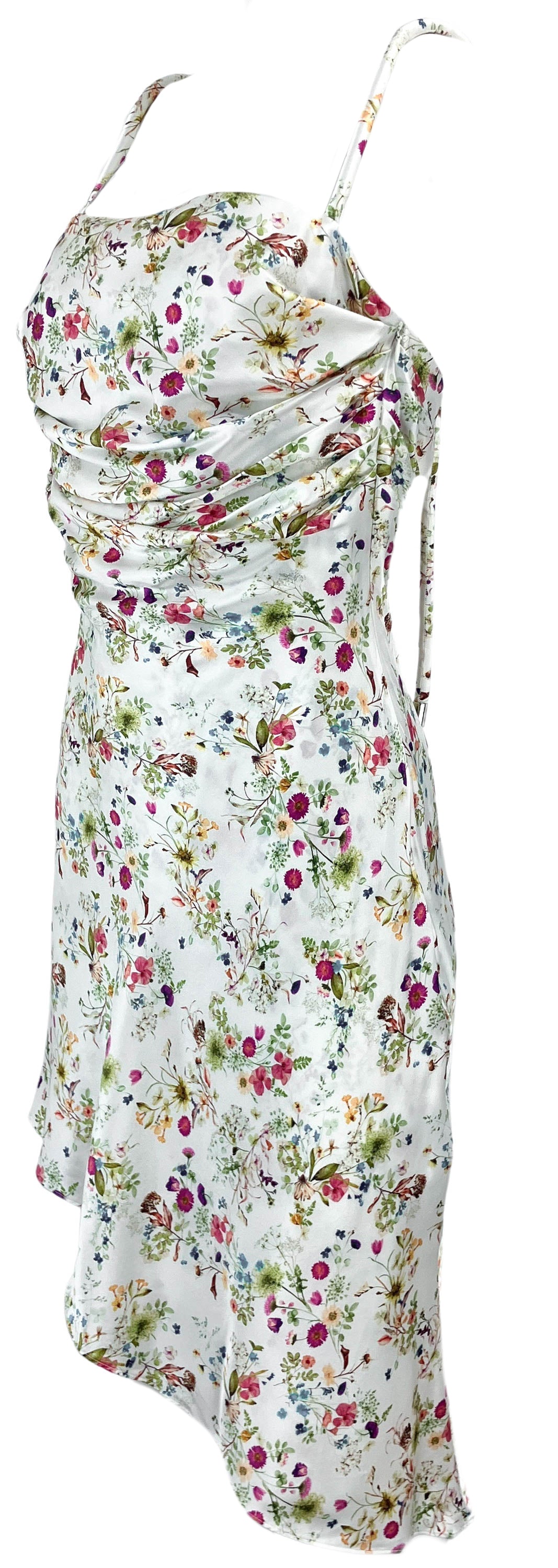 ET OCHS Jasmine Floral Silk Dress in Multi - Discounts on Et Ochs at UAL