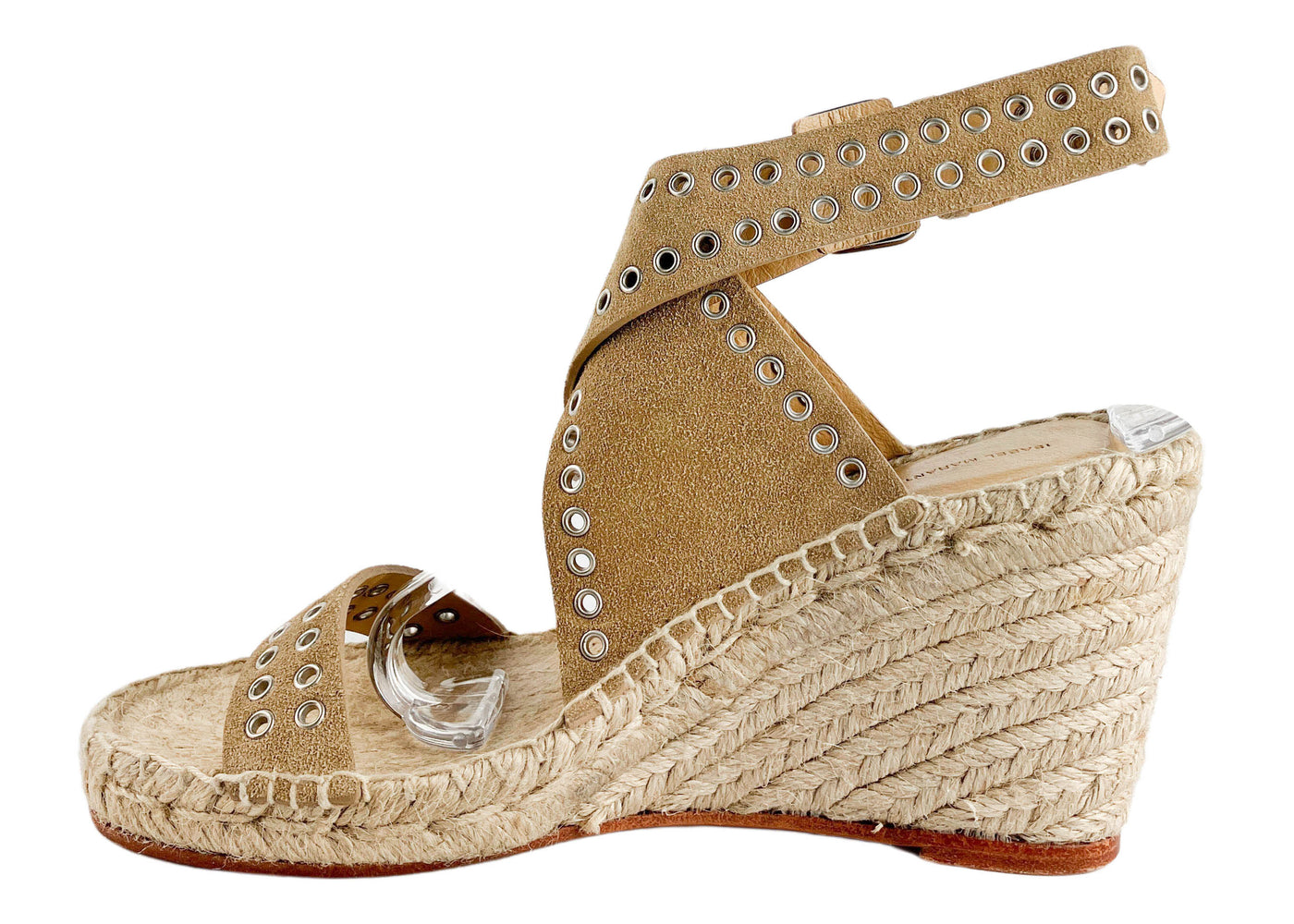 Isabel Marant Iriane Wedge Sandals in Beige - Discounts on Isabel Marant at UAL