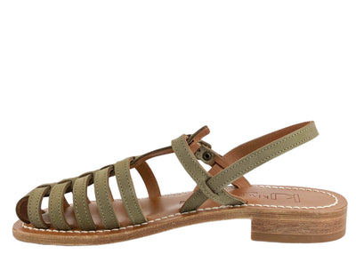 K.Jacques Aganka Sandals in Khaki - Discounts on K. Jacques at UAL