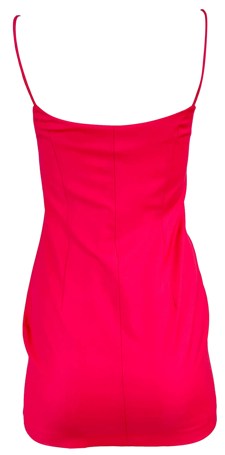 Zeynep Arcay Wool Mini Dress in Fuschia - Discounts on Zeynep Arcay at UAL