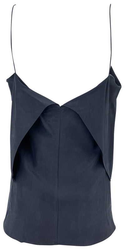 Toteme Draped Silk Cami in Navy - Discounts on Toteme at UAL