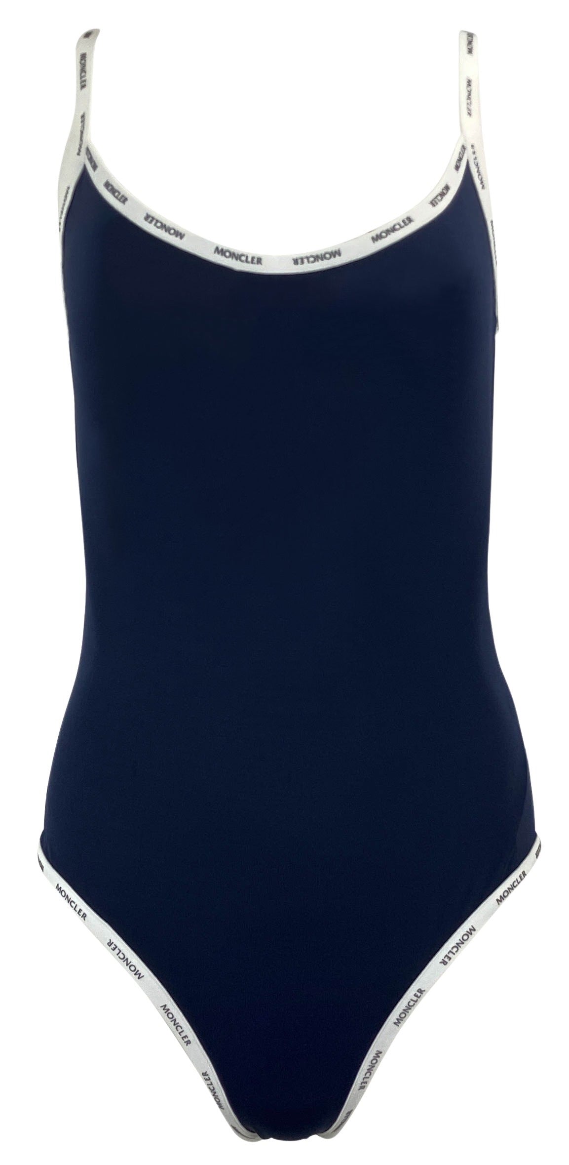 Moncler One Piece Swimsuit in Navy - Discounts on Moncler at UAL