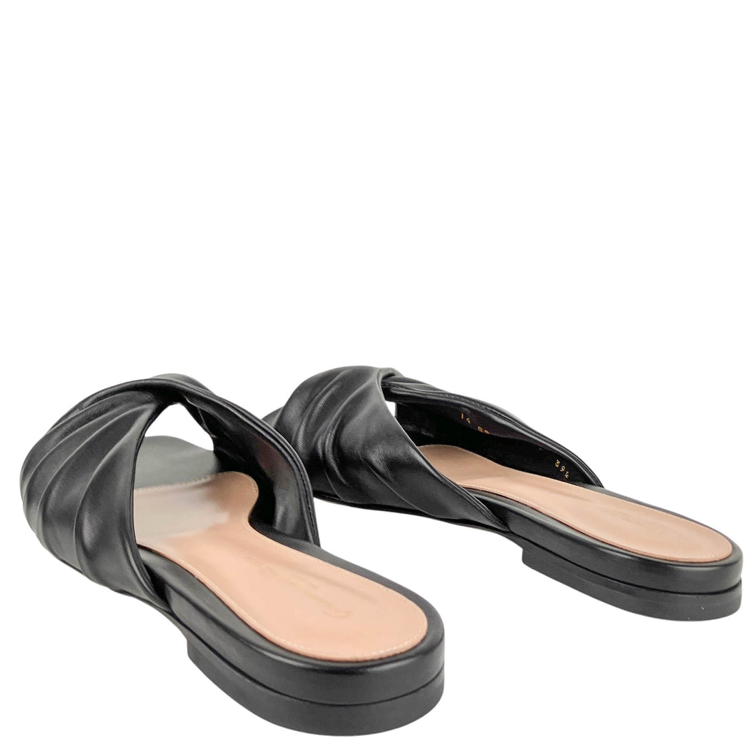 Gianvito Rossi Selene Sandals in Black - Discounts on Gianvito Rossi at UAL
