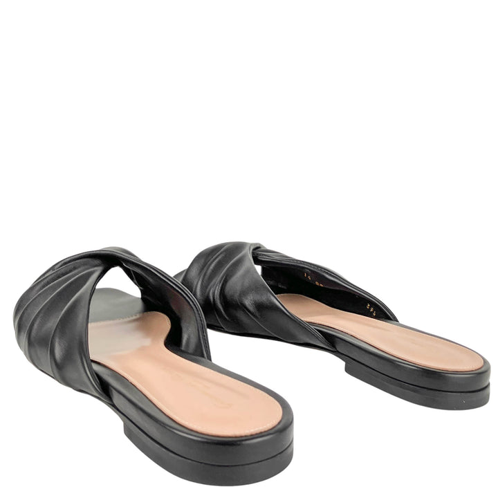 Gianvito Rossi Selene Sandals in Black - Discounts on Gianvito Rossi at UAL
