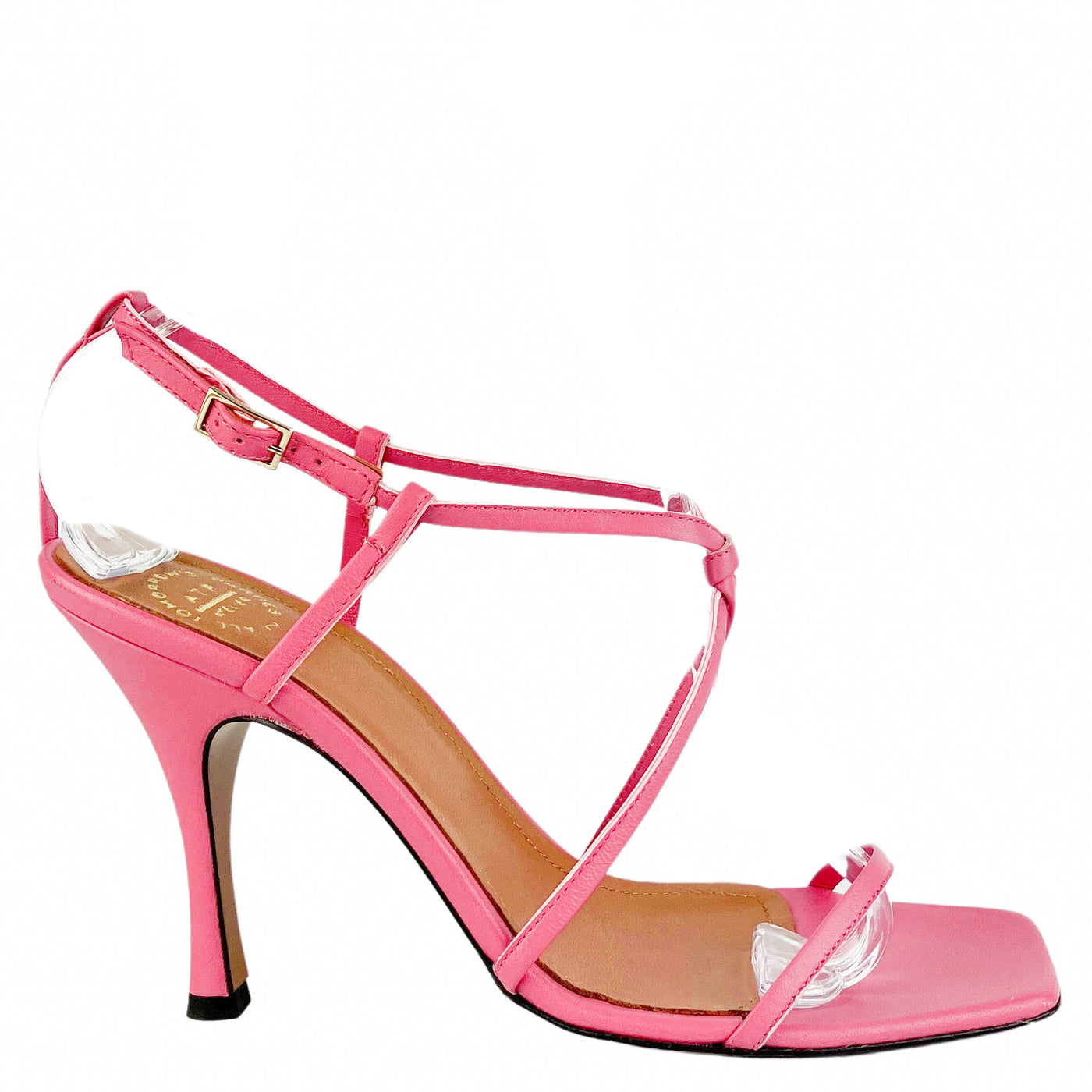 ATP Lapedona Strappy Sandals in Pink - Discounts on ATP Atelier at UAL
