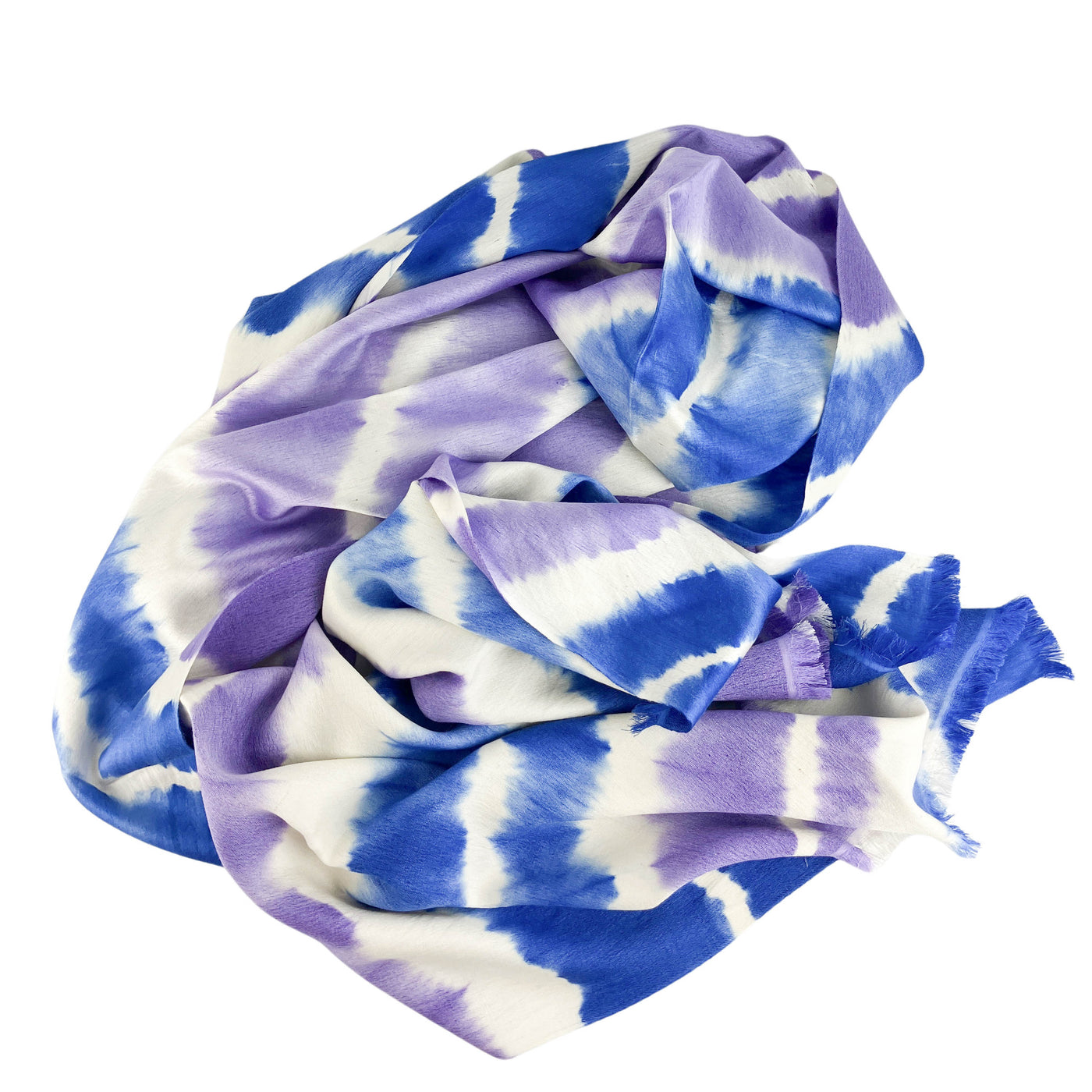 Bajra Tie Dye Scarf in Blue/Purple - Discounts on Bajra at UAL
