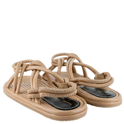 Proenza Schouler Cable Sandals in Khaki - Discounts on Proenza Schouler at UAL
