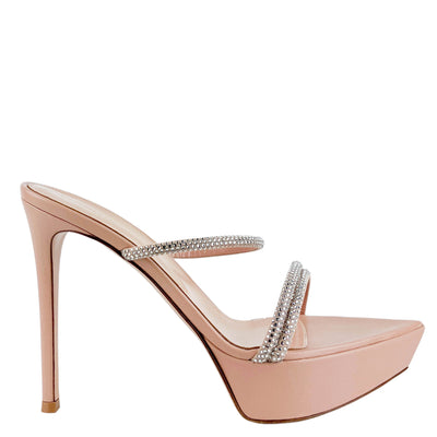 Gianvito Rossi Cannes Crystal Strap Sandals - Discounts on Gianvito Rossi at UAL