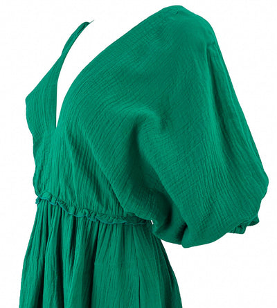 ERES Eris V-Neck Dress in Cactus - Discounts on ERES at UAL