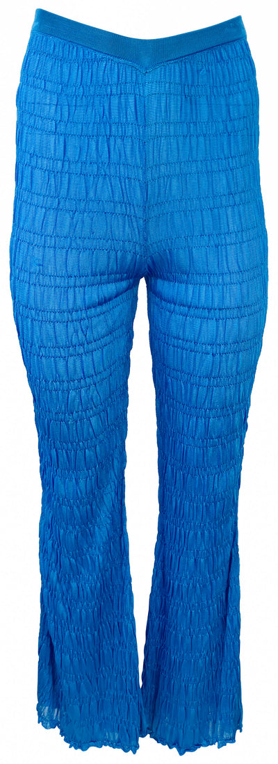 Calle de Mar Ruched Knit Flare Pants - Discounts on Calle del Mar at UAL