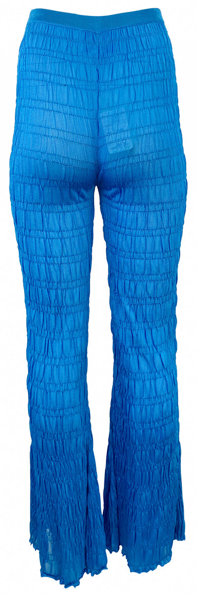 Calle de Mar Ruched Knit Flare Pants - Discounts on Calle del Mar at UAL