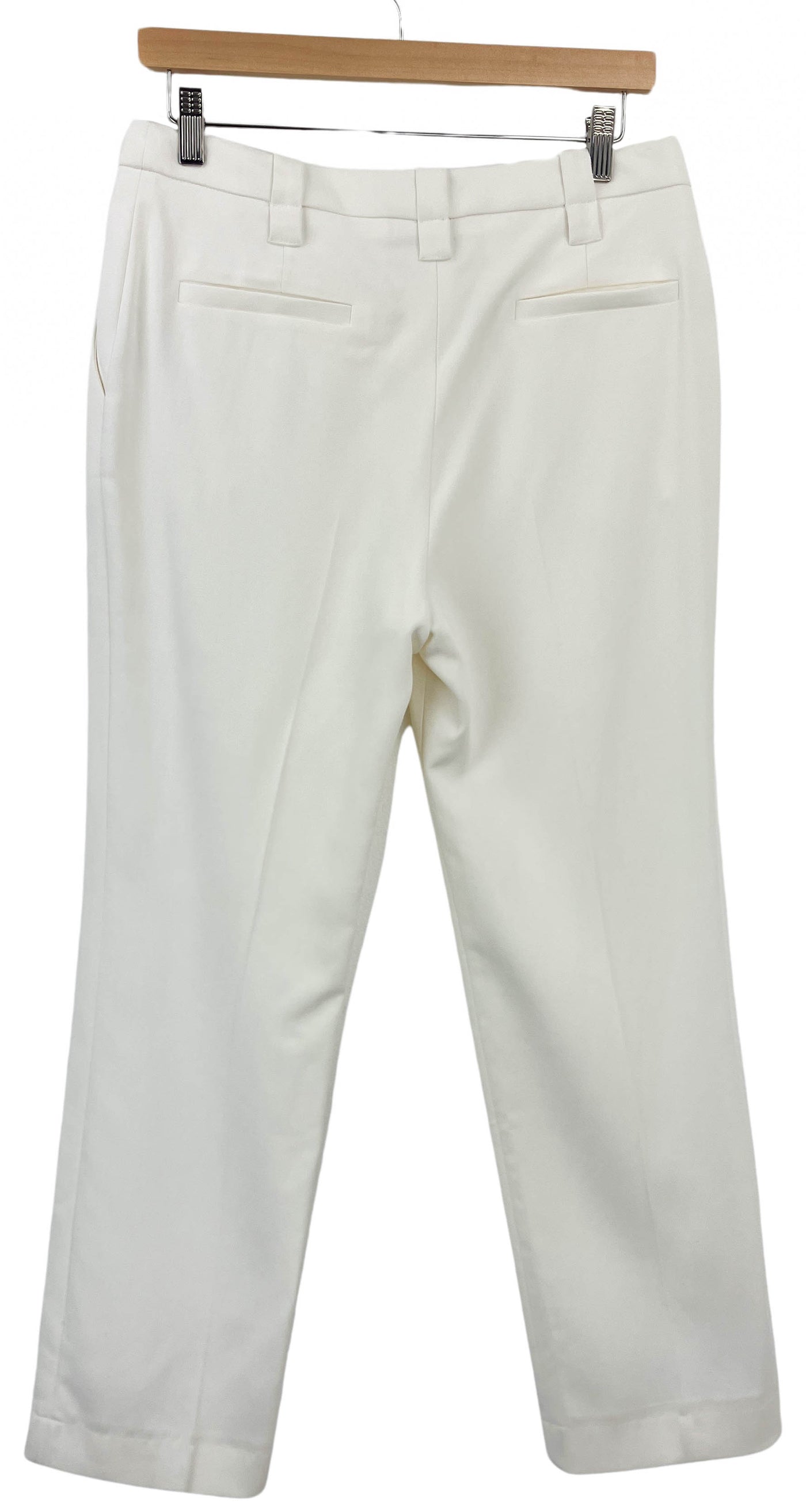 Proenza Schouler Cropped Suiting Tailored Trousers in Off-White - Discounts on Proenza Schouler at UAL