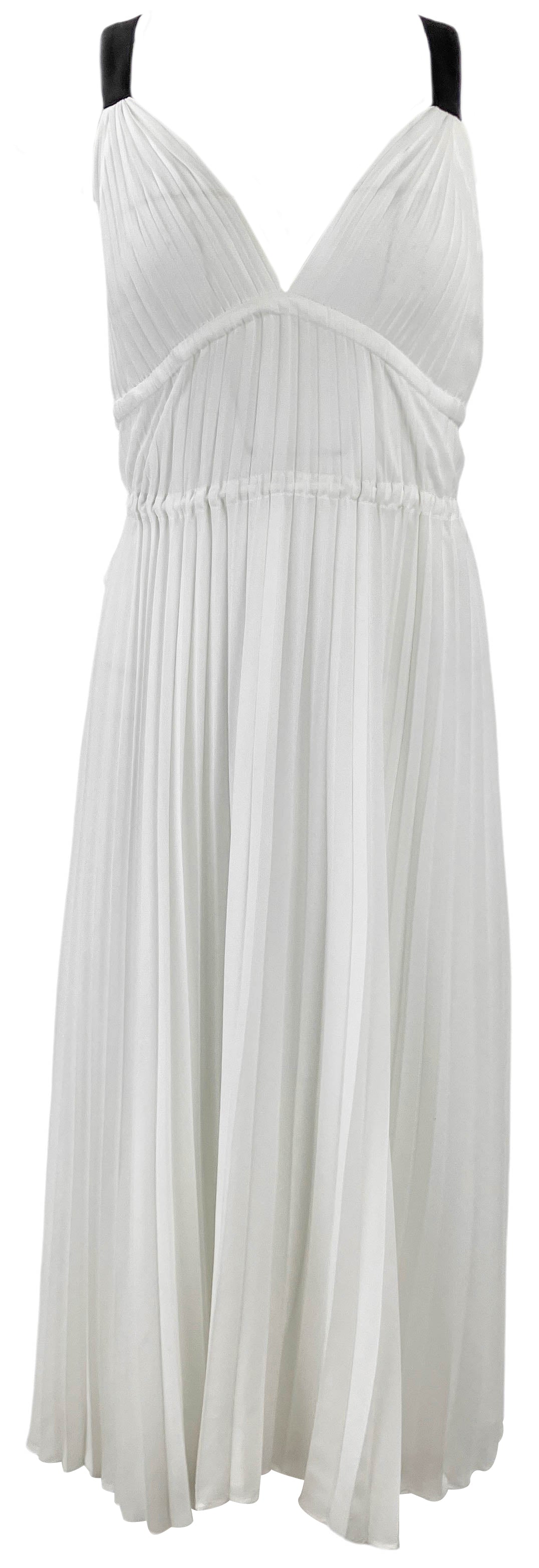Proenza Schouler White Label Broomstick Pleated Tank Dress in White - Discounts on Proenza Schouler at UAL