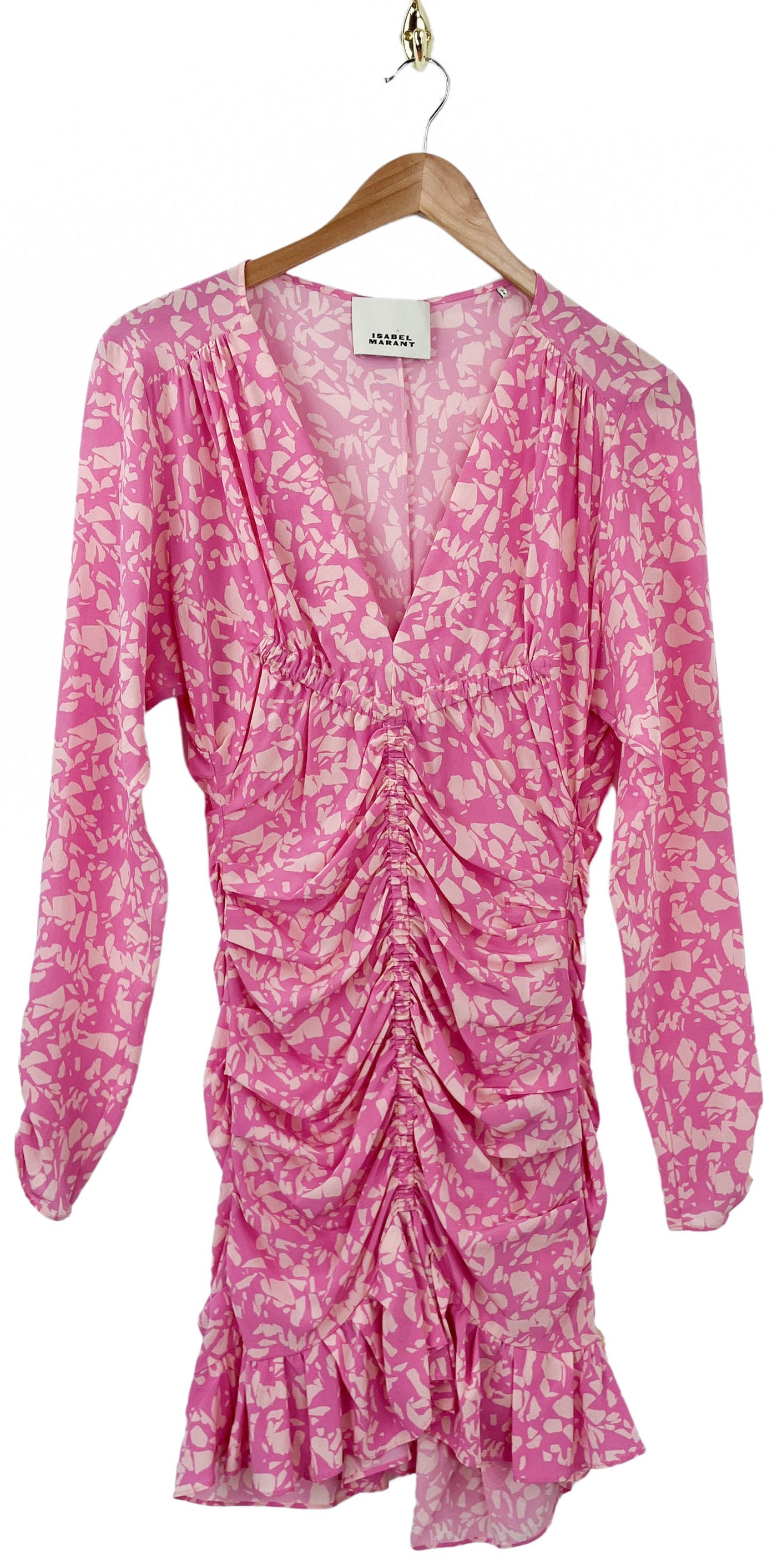 Isabel Marant Lara Dress in Pink - Discounts on Isabel Marant at UAL