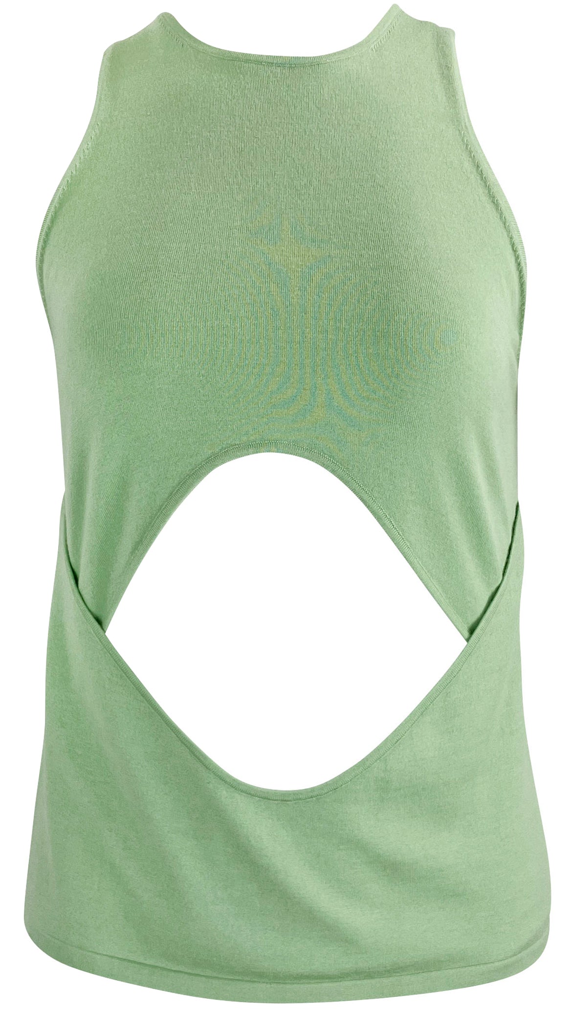 LAPOINTE Cut-Out Tank Top in Aloe - Discounts on LaPointe at UAL