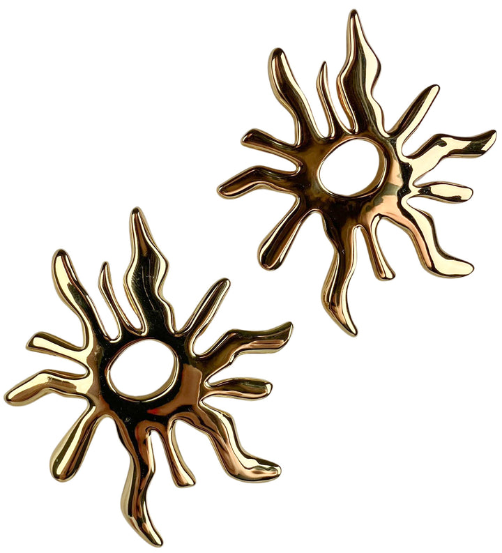 Cult Gaia Soleil Earrings in Gold - Discounts on Cult Gaia at UAL