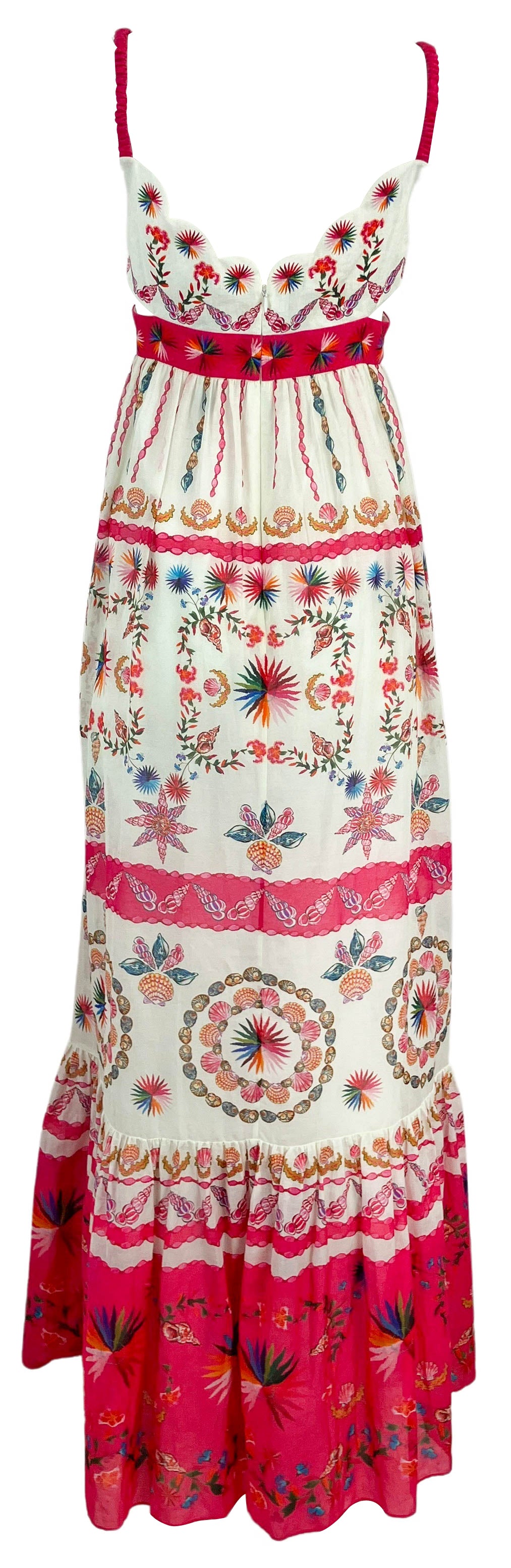 Saloni Naki Maxi Dress in Shell Mosaic - Discounts on Saloni at UAL