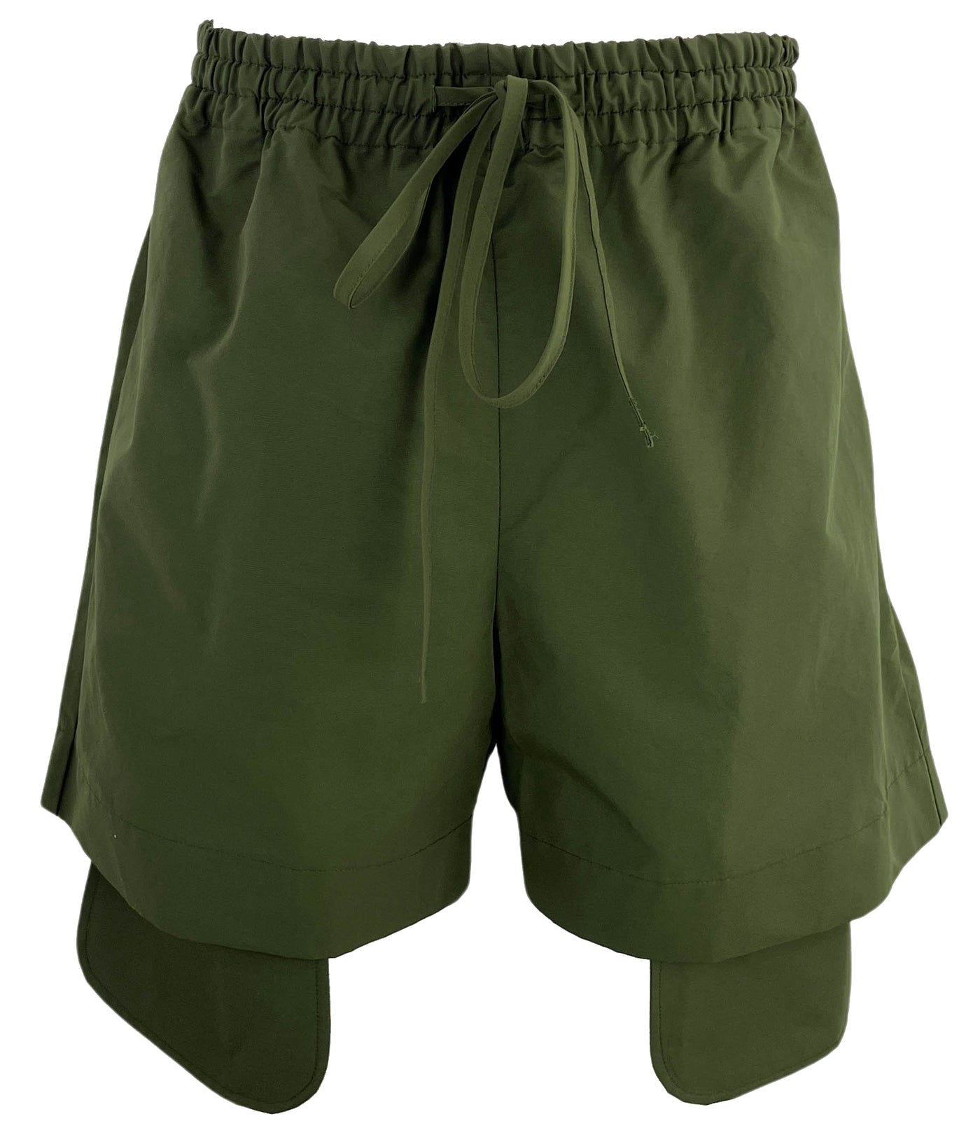 A.Potts Parachute Pocket Shorts in Olive - Discounts on A.Potts at UAL