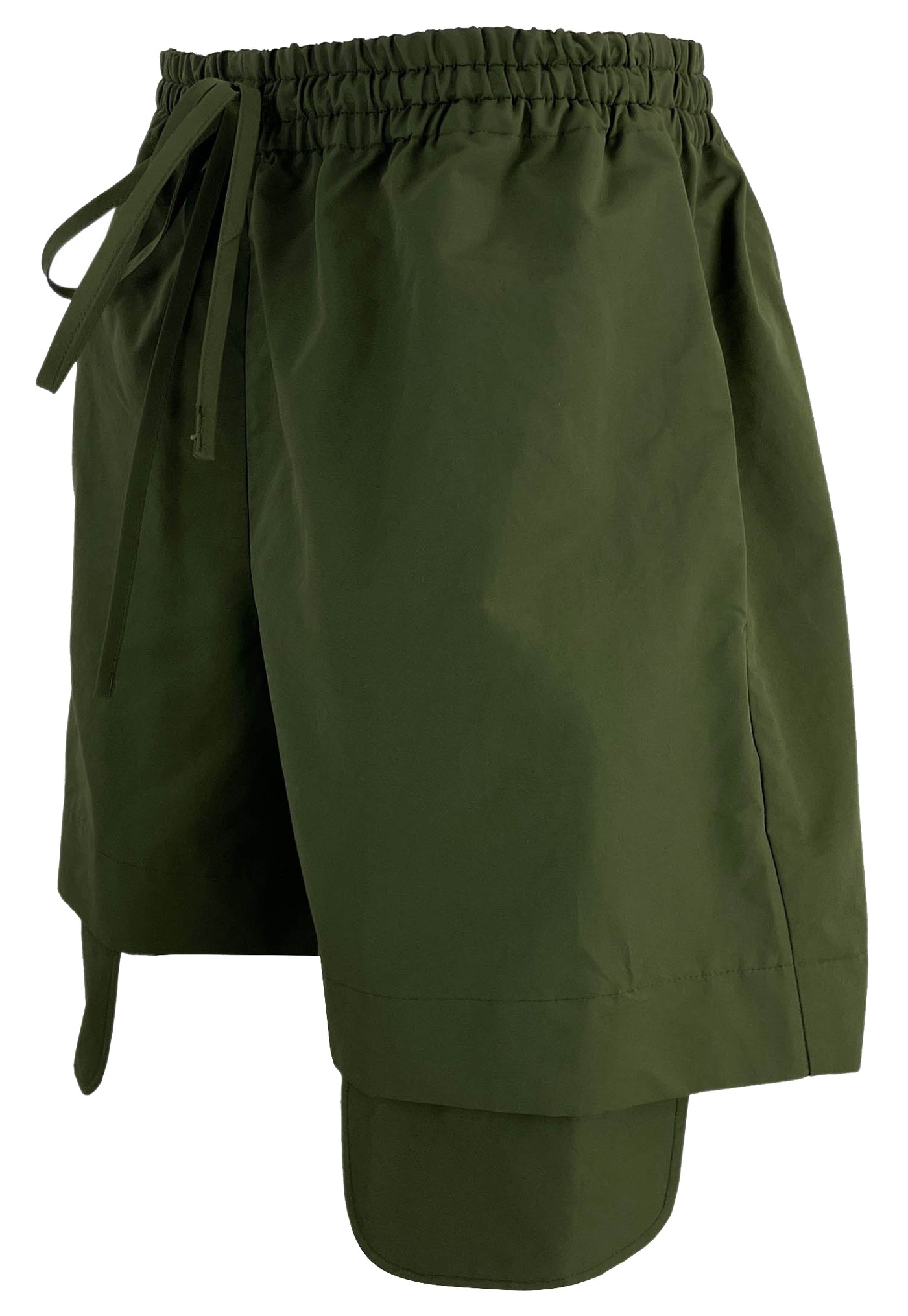 A.Potts Parachute Pocket Shorts in Olive - Discounts on A.Potts at UAL