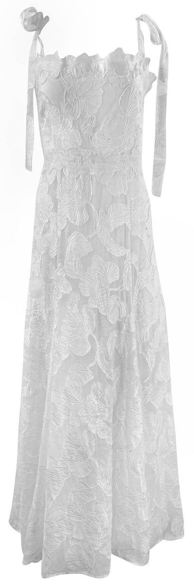 Rachel Gilbert Emilia Lace Maxi Dress in White - Discounts on Rachel Gilbert at UAL